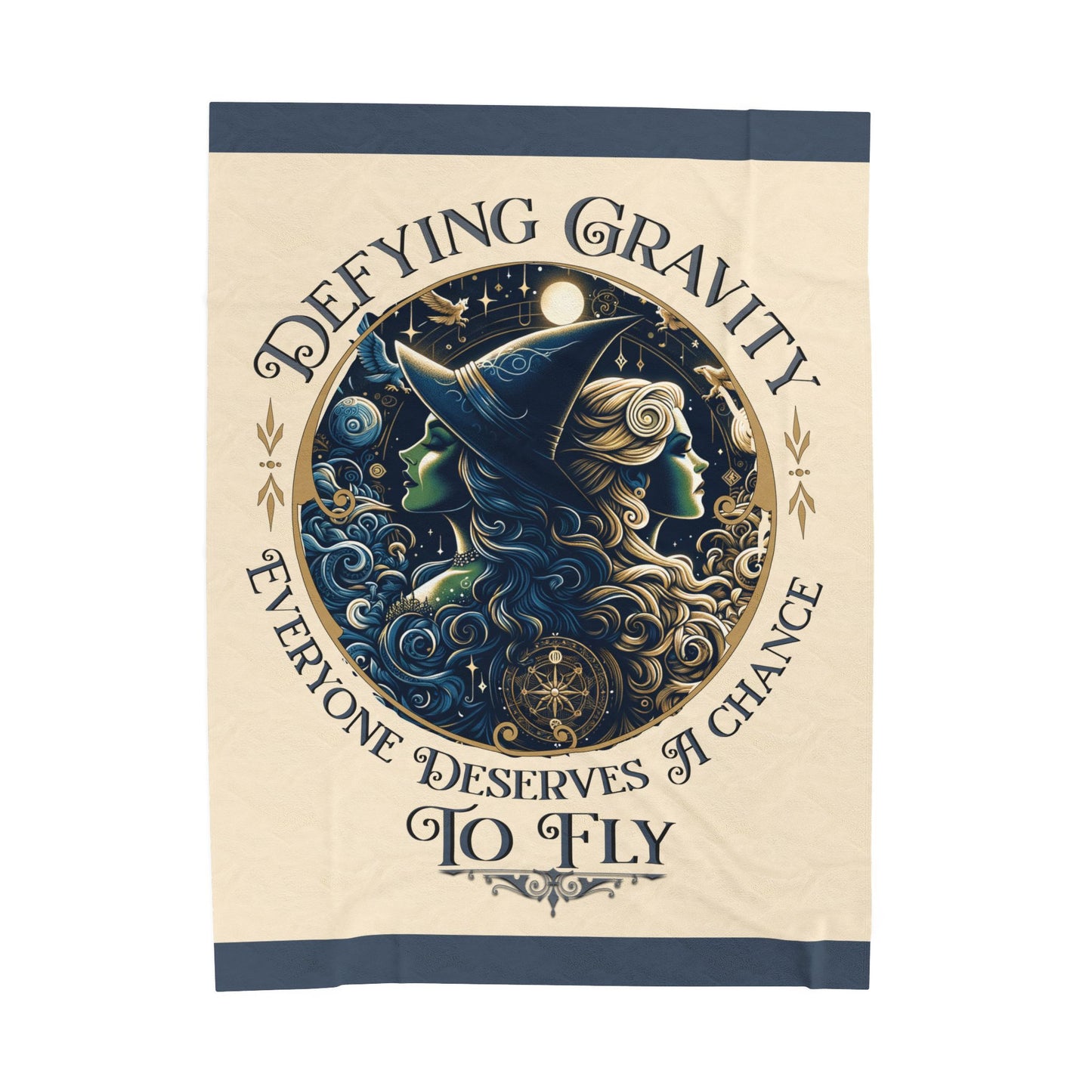 Wicked Velveteen Blanket - Perfect for Book Lovers, Gifts for Sisters, Home Decor, Reading Nook, Cozy Nights All Over Prints Printify 60" × 80"
