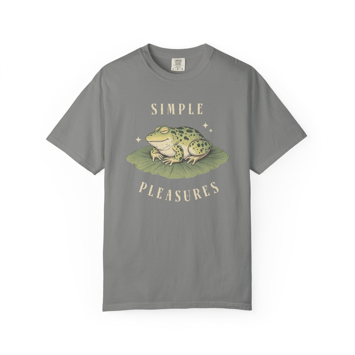 Funny Frog T-Shirt Retro Vibes Froggy Meme Shirt Vintage Frog And Toad Aesthetic Frog Lover Gift For Her Birthday Viral Trendy Shirt T-Shirt Printify Granite S