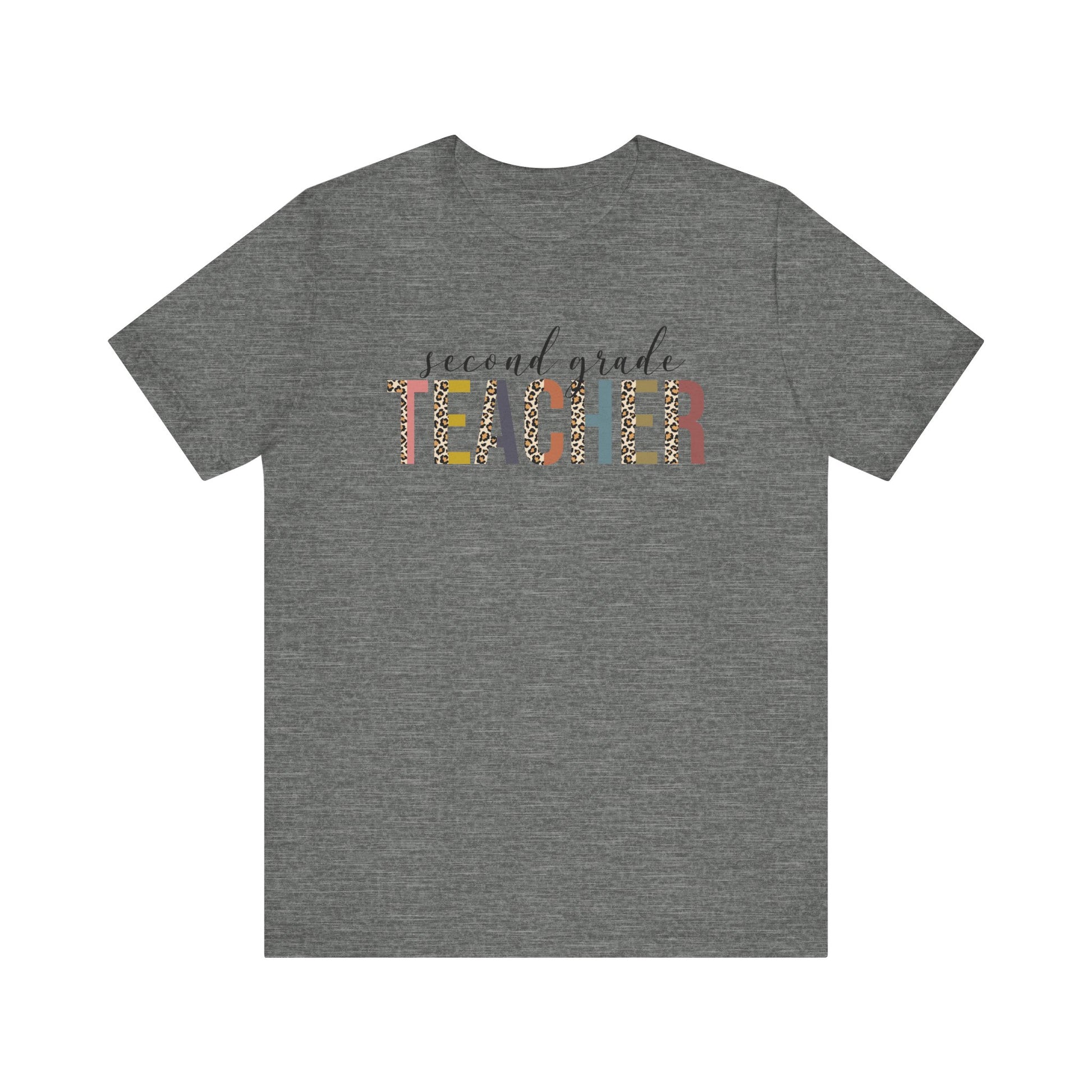 Cute Teacher TShirt Gift, Education Tee, Elementary School Teacher Appreciation, Funny Back To School Shirt, Teacher T-Shirt, Teacher Tee T-Shirt Printify Deep Heather XS 