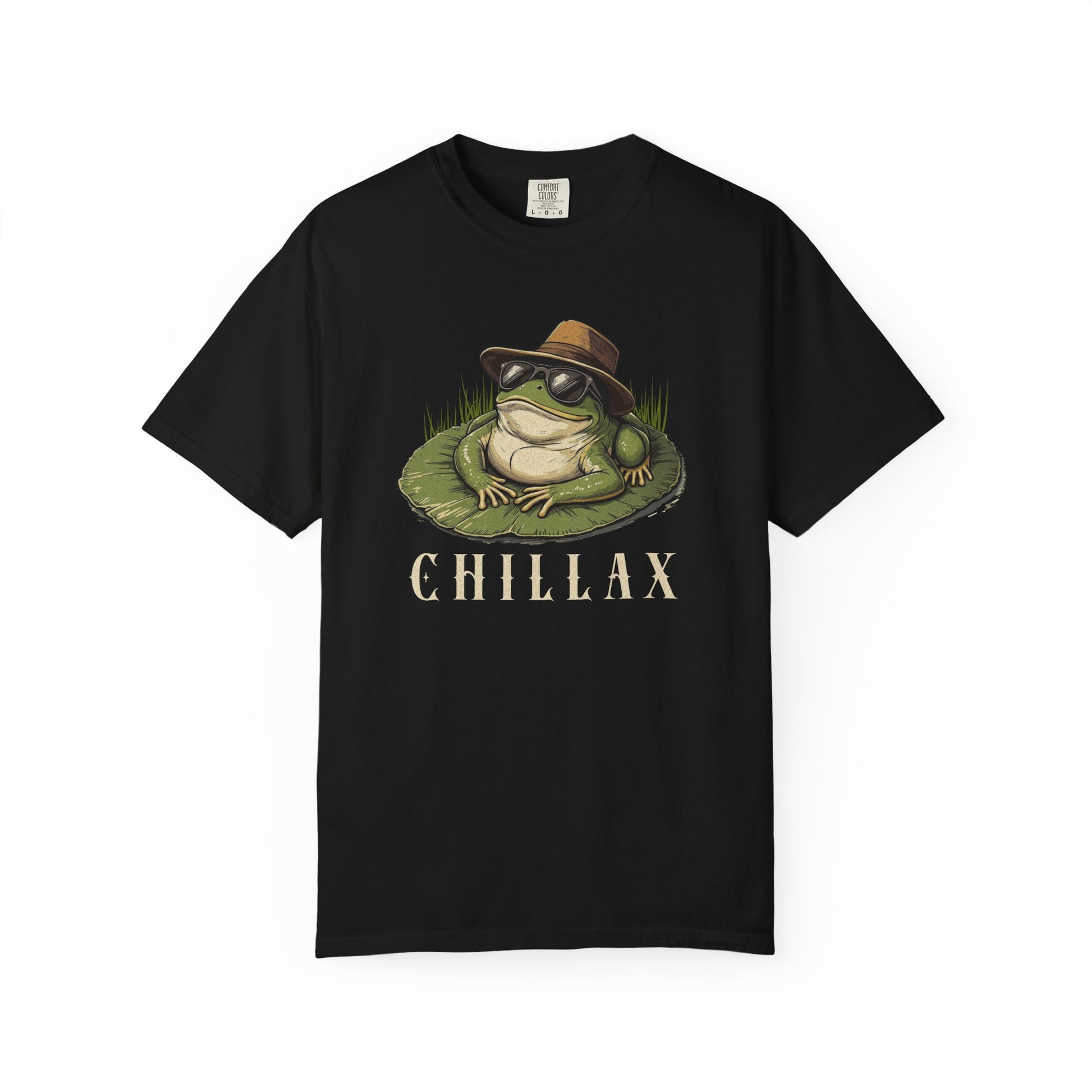 Funny Frog T-Shirt Retro Vibes Froggy Meme Shirt Vintage Frog And Toad Aesthetic Frog Lover Gift For Her Birthday Viral Trendy Shirt T-Shirt Printify Black S