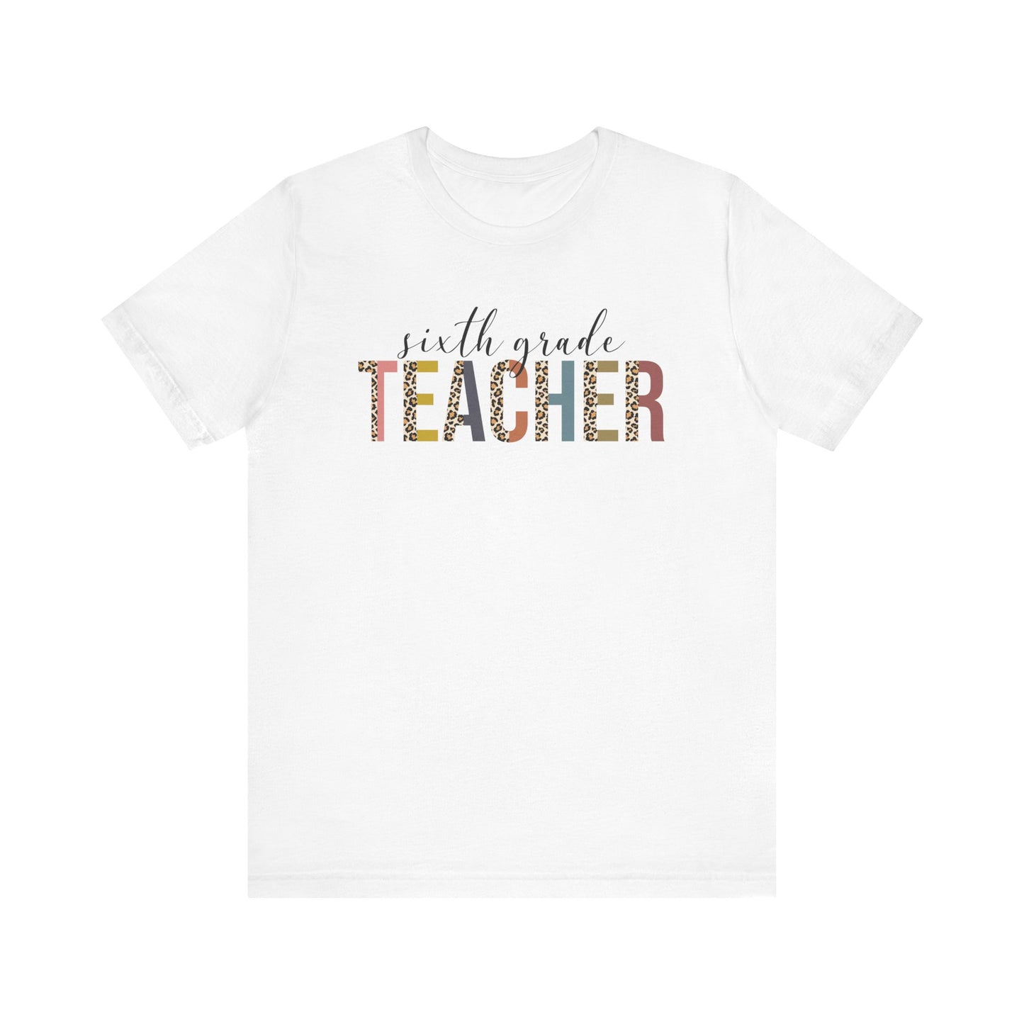 Cute Teacher TShirt Gift, Education Tee, Elementary School Teacher Appreciation, Funny Back To School Shirt, Teacher T-Shirt, Teacher Tee, T-Shirt Printify White XS 