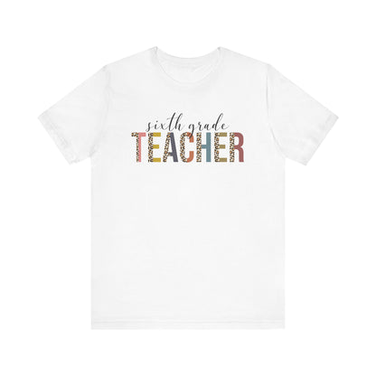 Cute Teacher TShirt Gift, Education Tee, Elementary School Teacher Appreciation, Funny Back To School Shirt, Teacher T-Shirt, Teacher Tee, T-Shirt Printify White XS 