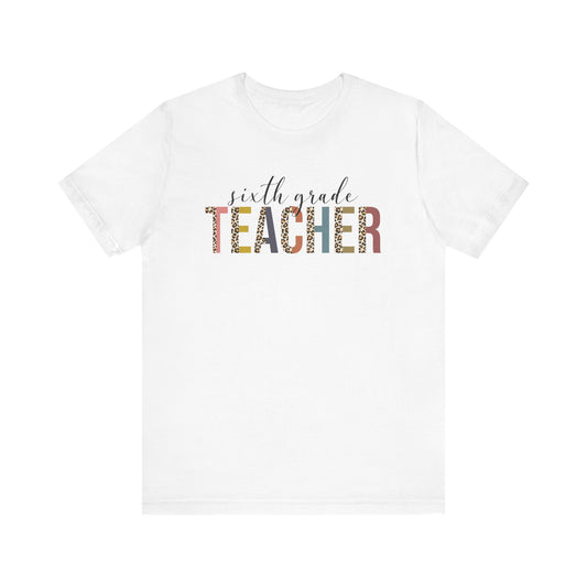 Cute Teacher TShirt Gift, Education Tee, Elementary School Teacher Appreciation, Funny Back To School Shirt, Teacher T-Shirt, Teacher Tee, T-Shirt Printify White XS 