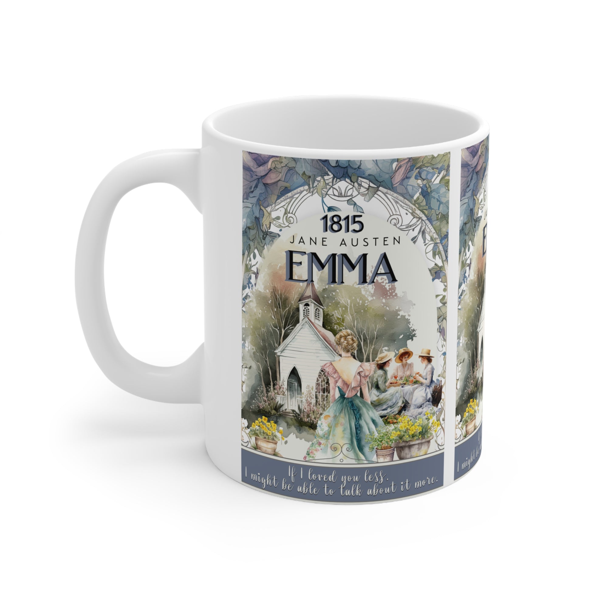 EUROPE Emma Ceramic Coffee Cups, 11oz, 15oz Mug Printify   