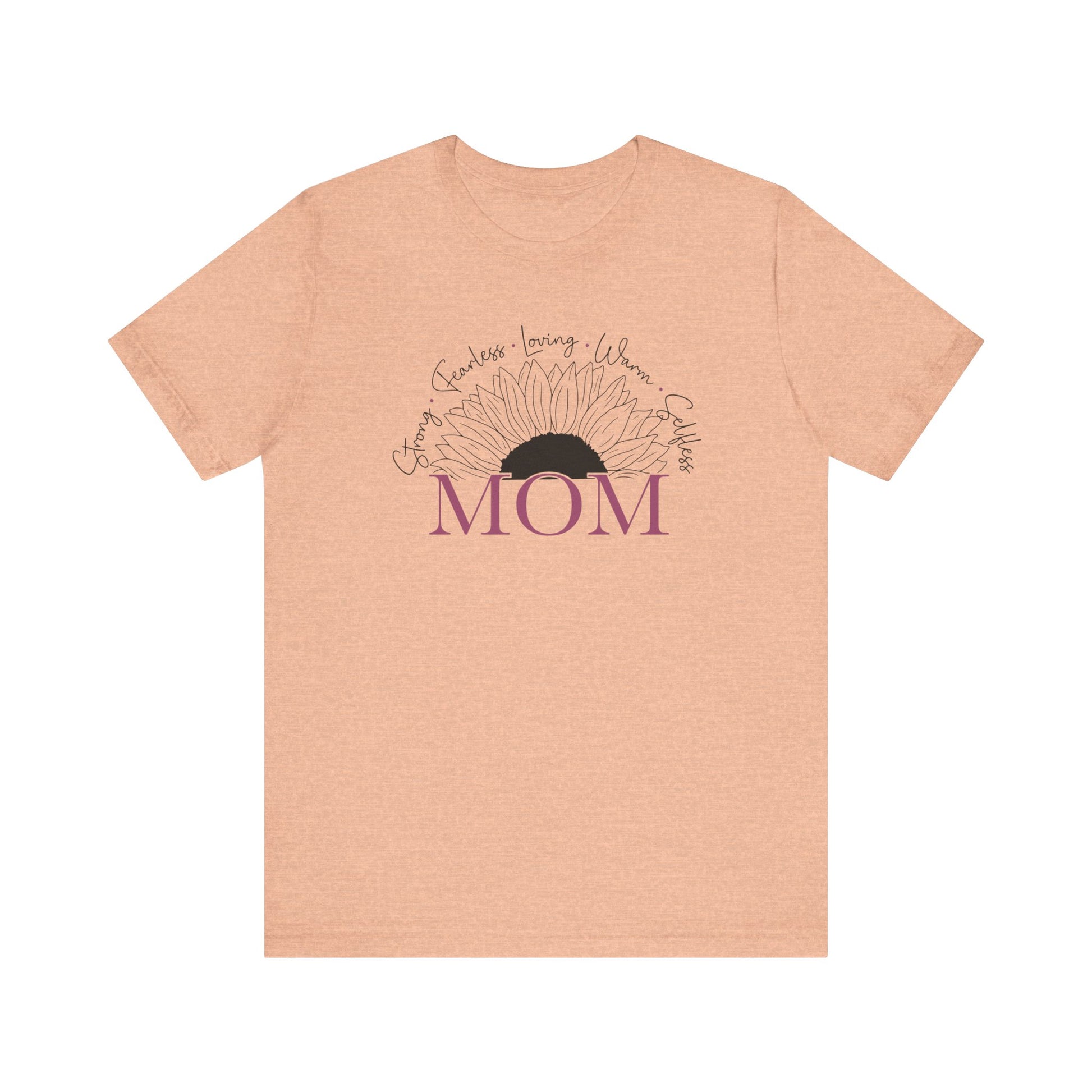 Gift for Mom, Cool Mom Shirt, Mom Life, Best Mom Gifts, Step Mom Gift, Gift For Grandma, New Mom Shirt, Mother's Day Gift, Sports Mom T-Shirt Printify Heather Peach XS 