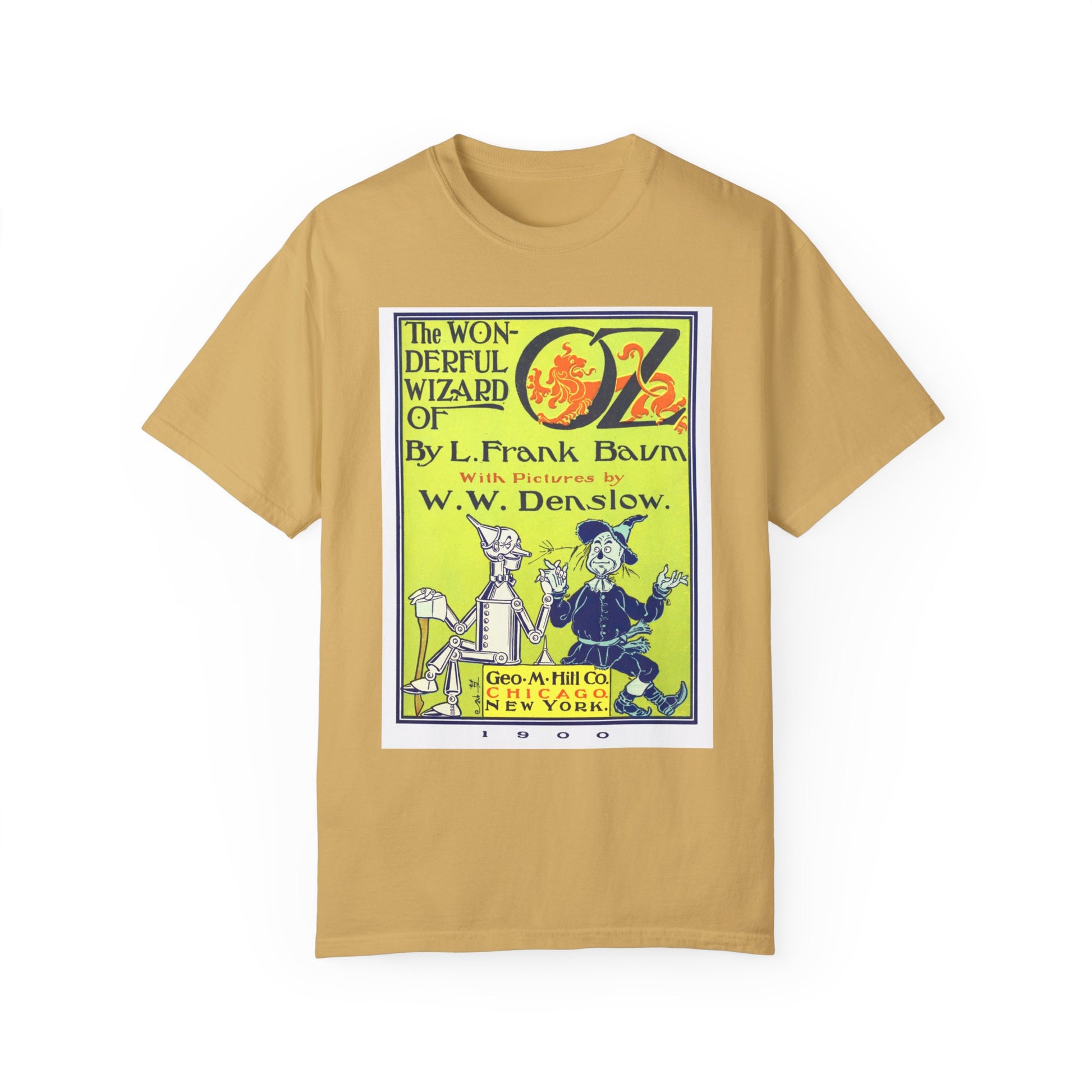 Wizard of Oz T-Shirt Wonderful Wizard of Oz Gift Book Lover Gift Literary Gift Bookish Gift Classic Book Nerd Tee Movie Theme Merch T-Shirt Printify Mustard S