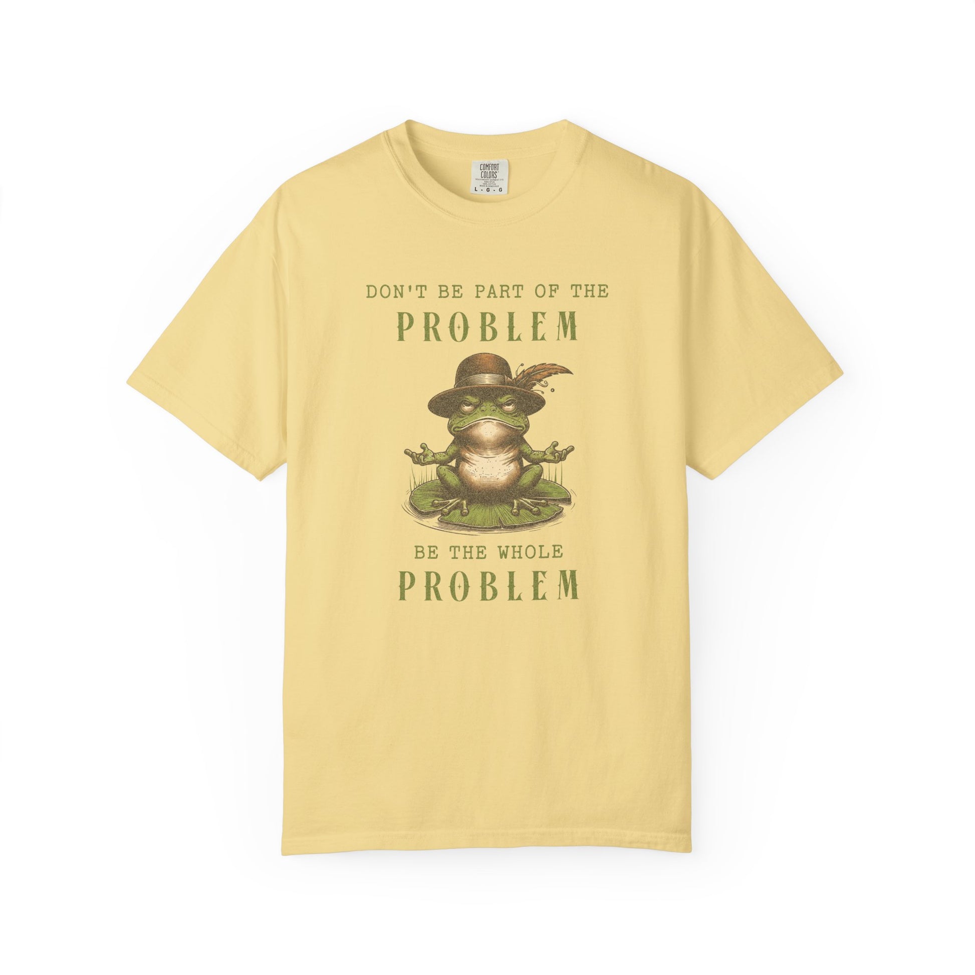 Funny Frog T-Shirt Retro Froggy Meme Shirt Vintage Frog And Toad Aesthetic Frog Lover Gift For Her Calm Vibes Birthday Viral Trendy Shirt T-Shirt Printify Butter S