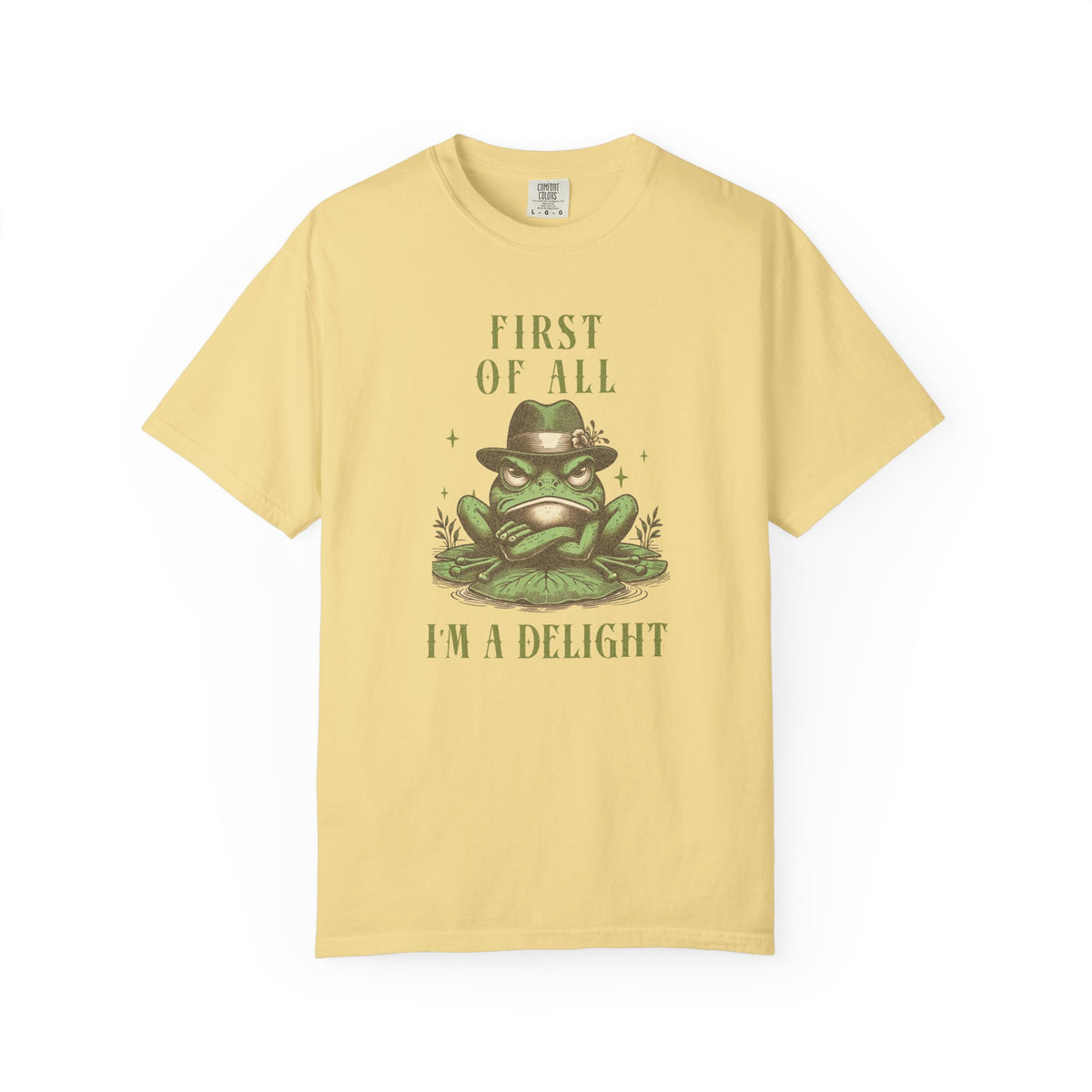Funny Grumpy Frog T-Shirt Retro Froggy Meme Shirt Vintage Frog And Toad Aesthetic Frog Lover Gift For Her Vibes Birthday Viral Trendy Shirt T-Shirt Printify Butter S