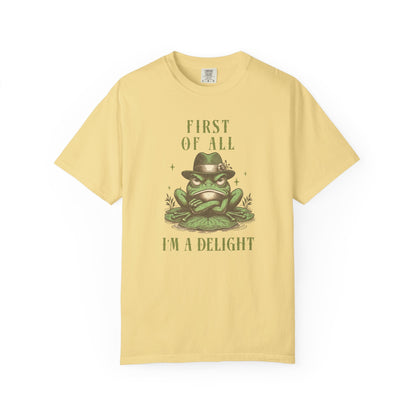 Funny Grumpy Frog T-Shirt Retro Froggy Meme Shirt Vintage Frog And Toad Aesthetic Frog Lover Gift For Her Vibes Birthday Viral Trendy Shirt T-Shirt Printify Butter S