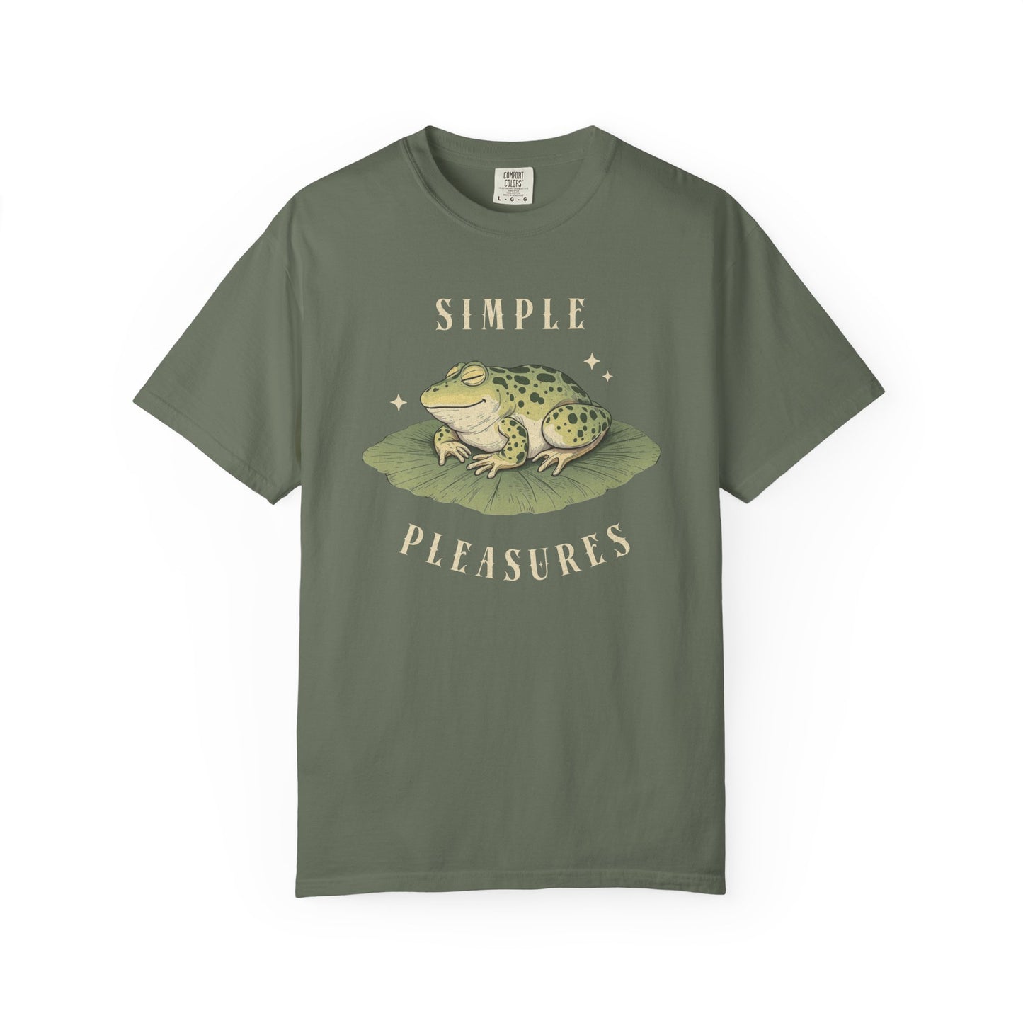 Funny Frog T-Shirt Retro Vibes Froggy Meme Shirt Vintage Frog And Toad Aesthetic Frog Lover Gift For Her Birthday Viral Trendy Shirt T-Shirt Printify Moss S