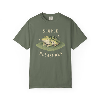Funny Frog T-Shirt Retro Vibes Froggy Meme Shirt Vintage Frog And Toad Aesthetic Frog Lover Gift For Her Birthday Viral Trendy Shirt T-Shirt Printify Moss S