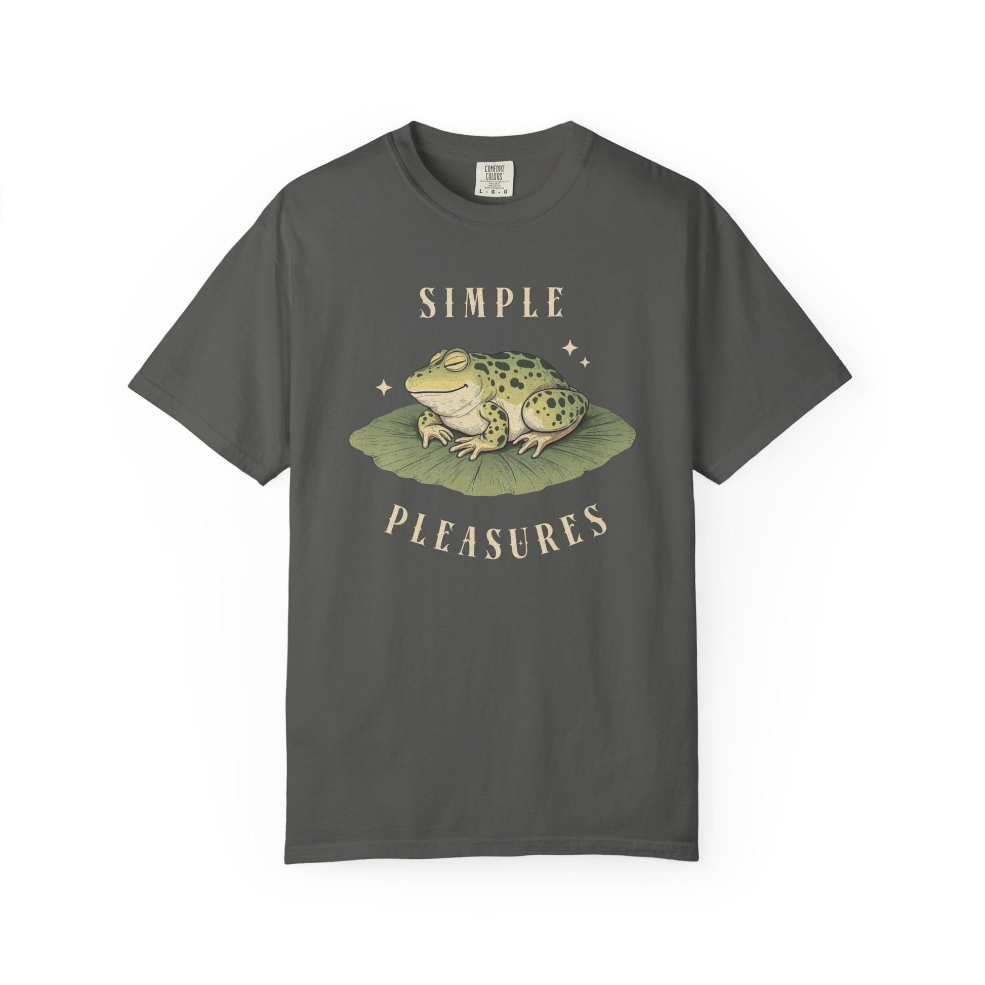 Funny Frog T-Shirt Retro Vibes Froggy Meme Shirt Vintage Frog And Toad Aesthetic Frog Lover Gift For Her Birthday Viral Trendy Shirt T-Shirt Printify Pepper S
