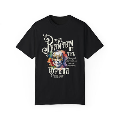 The Phantom Of The Opera Tshirt Broadway Musical Lover Broadway Theatre Lover Gift For Birthday Christmas Retro 80's Paris Opera House Shirt T-Shirt Printify Black S 