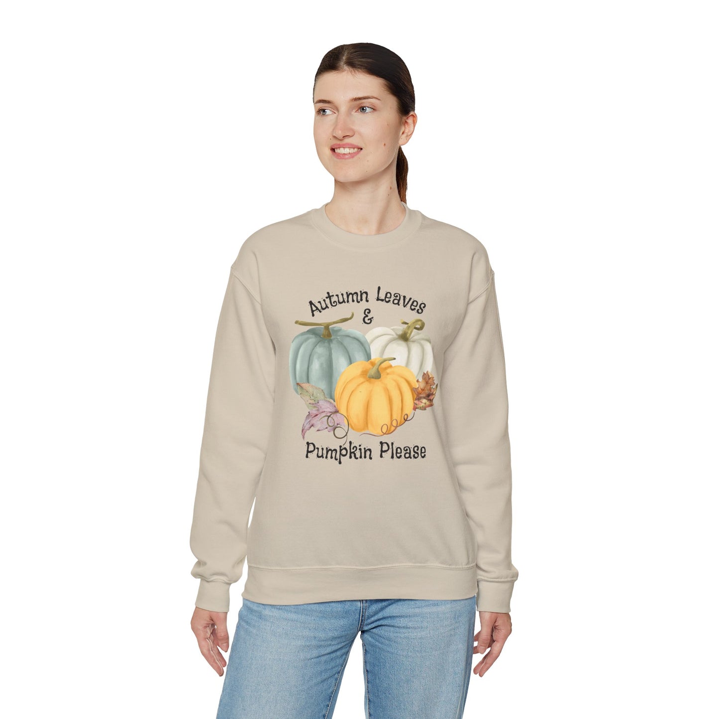 Halloween Pumpkin Sweatshirt, Vintage Autumn Pumpkins Shirt, Spooky Season Sweater, Fall Squash, Autumn Style Sweatshirt Sweatshirt Printify   