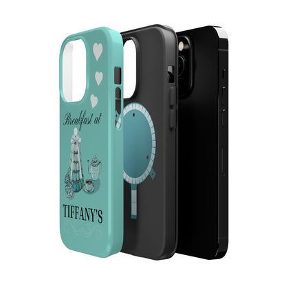 Breakfast at Tiffany's MagSafe Phone Case For Iphone Breakfast at Tiffanys Tough Phone Case Gift for Mom Audrey Hepburn Glamour I phone Case Phone Case Printify   