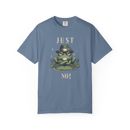 Funny Frog T-Shirt Retro Vibes Froggy Meme Shirt Vintage Frog And Toad Aesthetic Frog Lover Gift For Her Birthday Viral Trendy Shirt T-Shirt Printify Blue Jean S