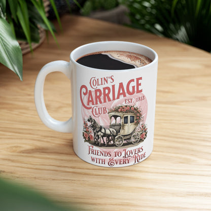 Colins Carriage Club Mug Regency England Ton Society Gift For Bridgerton Fan Historical Drama Penelope Romance Reader Gift Bookclub Gift Mug Printify   