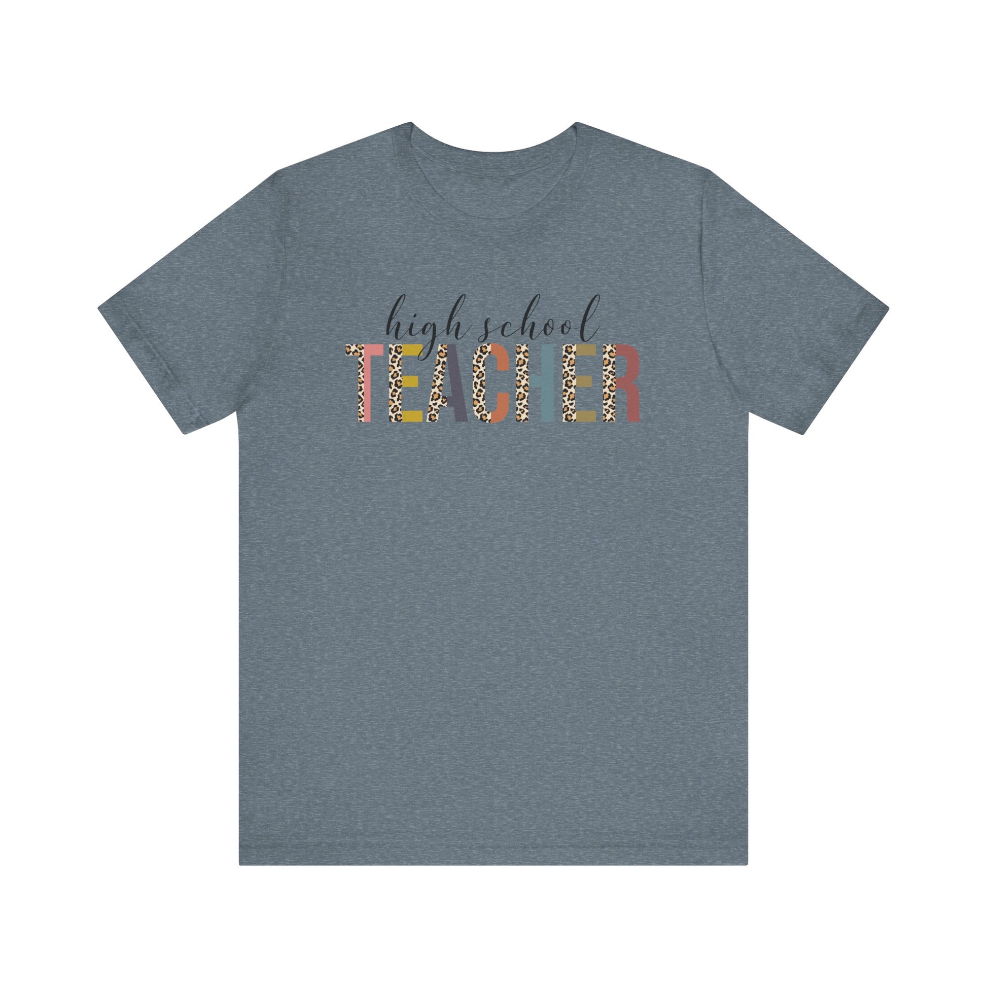 Cute Teacher TShirt Gift, Education Tee, Elementary School Teacher Appreciation, Funny Back To School Shirt, Teacher T-Shirt, Teacher Tee T-Shirt Printify Heather Slate XS 