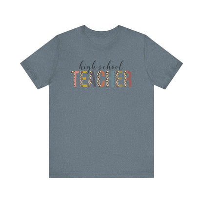 Cute Teacher TShirt Gift, Education Tee, Elementary School Teacher Appreciation, Funny Back To School Shirt, Teacher T-Shirt, Teacher Tee T-Shirt Printify Heather Slate XS 