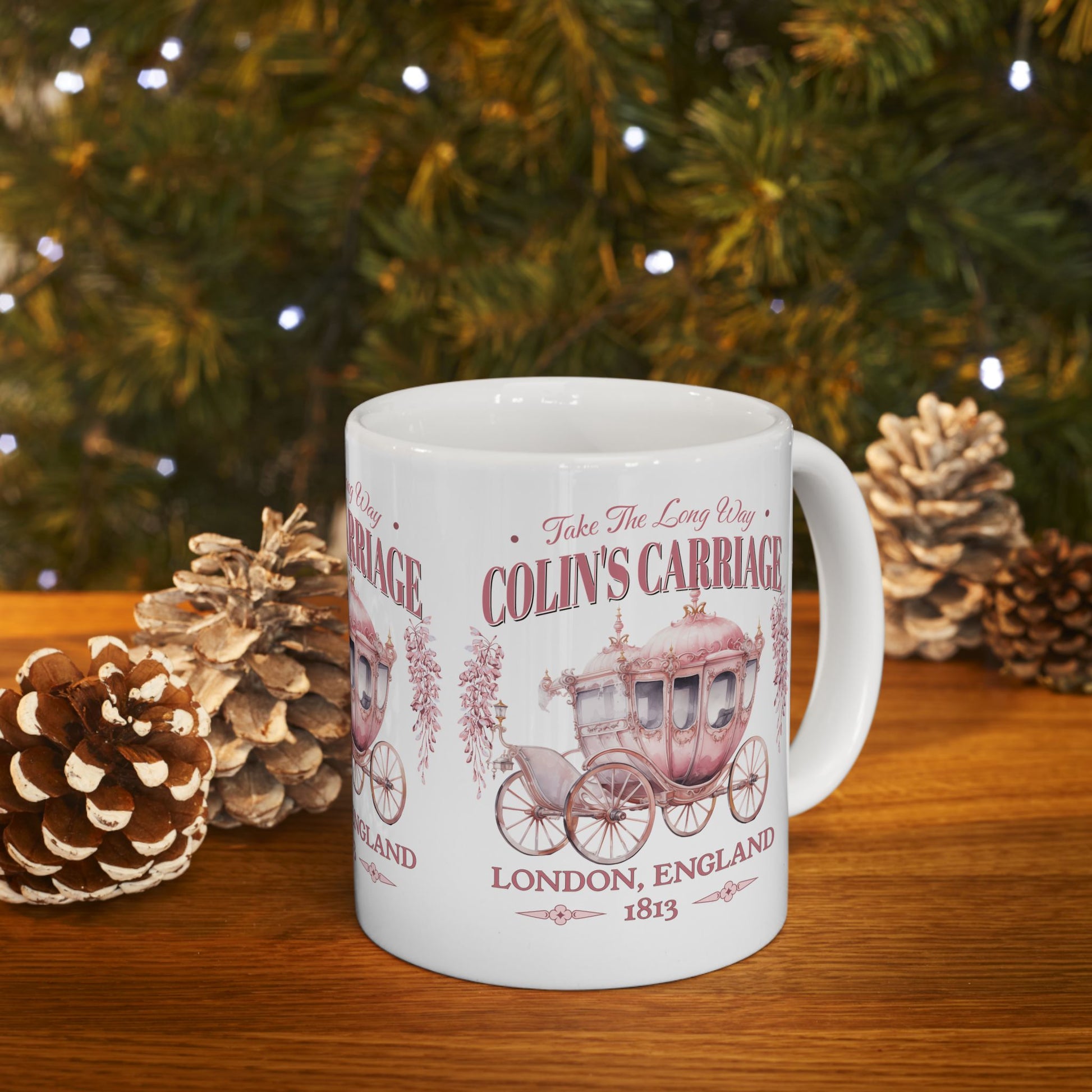 Colins Carriage Club Mug Regency England Ton Society Gift For Bridgeton Fan Historical Drama Penelope Romance Reader Gift Bookclub Gift Mug Printify   