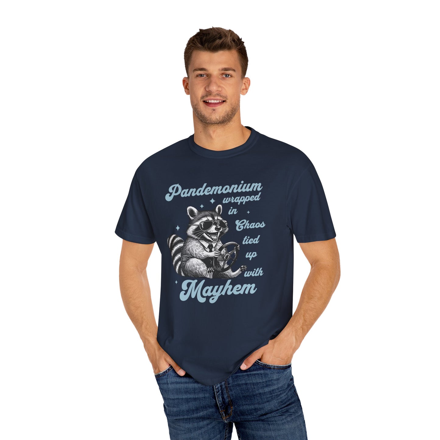 Retro Funny Sarcastic Racoon Lover T-Shirt Trash Panda Funny Animal Lover Shirt Unique Gift for Animal Lovers Viral Trendy Gift For Birthday