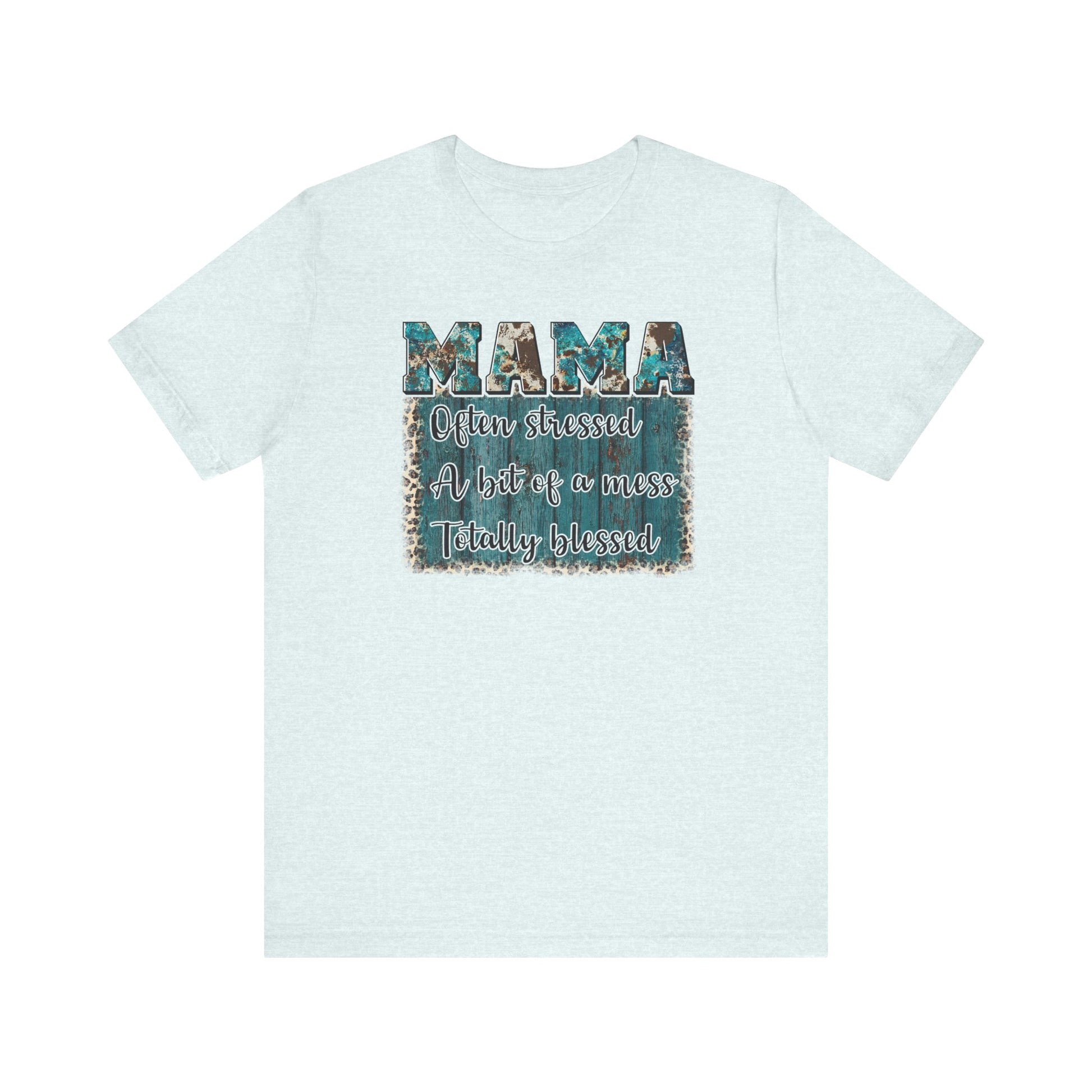 Gift for Mom, Cool Mom Shirt, Mom Life, Best Mom Gifts, Step Mom Gift, Gift For Grandma, New Mom Shirt, Mother's Day Gift, Sports Mom T-Shirt Printify Heather Ice Blue XS 