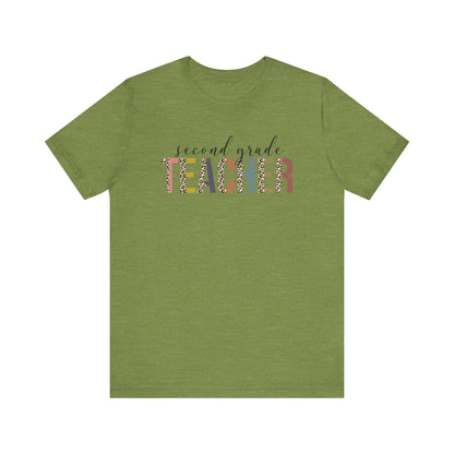 Cute Teacher TShirt Gift, Education Tee, Elementary School Teacher Appreciation, Funny Back To School Shirt, Teacher T-Shirt, Teacher Tee T-Shirt Printify Heather Green XS 