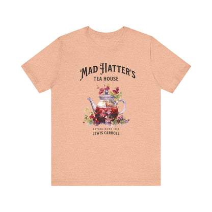 3001 Unisex Jersey Short Sleeve Tee Alice in Wonderland T-Shirt Printify Heather Peach S 