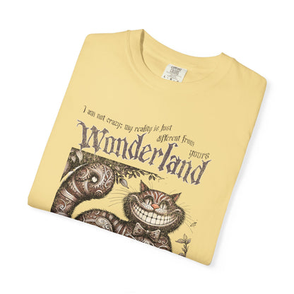 Cheshire Cat Alice in Wonderland TShirt Comfort Colors Oversized T-Shirt Dark Academia Mad Hatter Tea Party Bookish Book Lover Booktok Gift