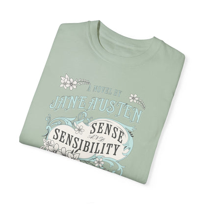 Sense and Sensibility Jane Austen Fan Gift Historical Romance Reader Tee T-Shirt Printify   