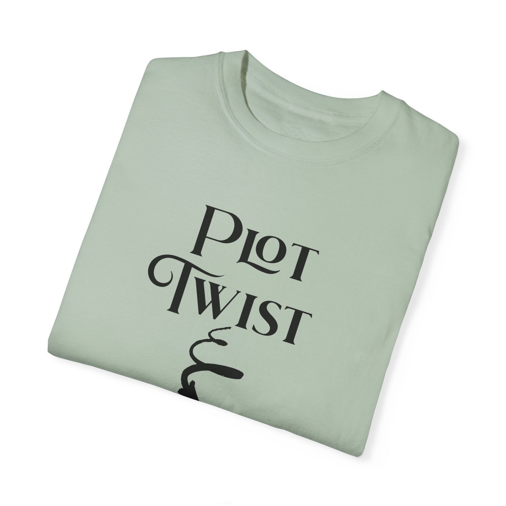 Plot Twist T-Shirt Author Shirt Pregnancy Announcement For Expecting Blog Writers Journalists Gift For Her Baby Shower Gift Baby Reveal T-Shirt Printify   