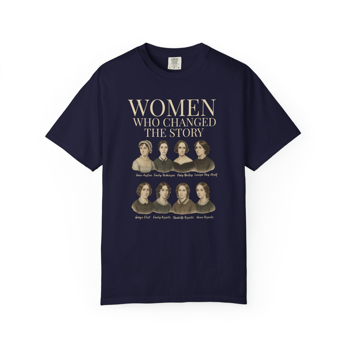 Women Who Changed the Story T-shirt | Historic Female Leaders Illustration