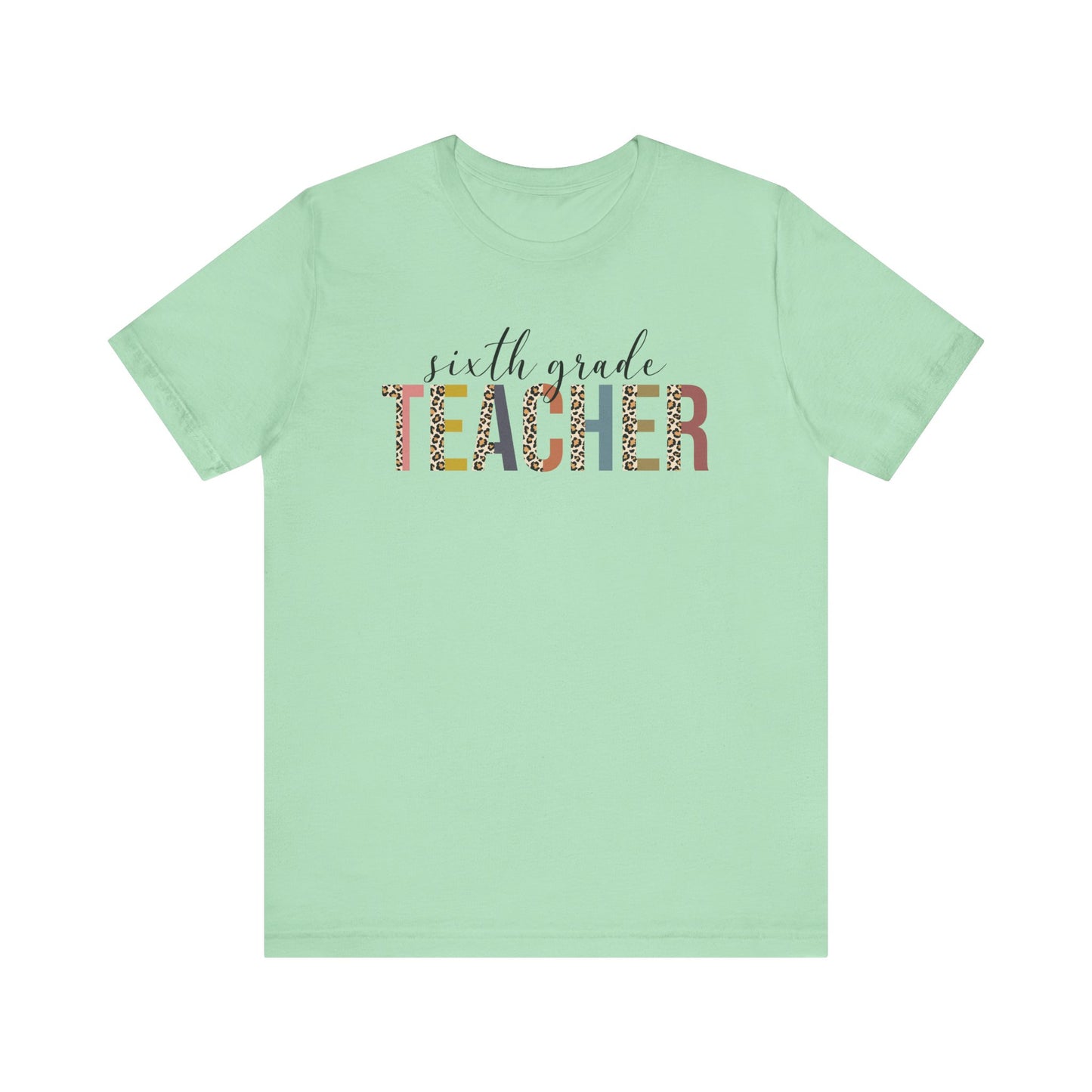 Cute Teacher TShirt Gift, Education Tee, Elementary School Teacher Appreciation, Funny Back To School Shirt, Teacher T-Shirt, Teacher Tee, T-Shirt Printify Mint XS 