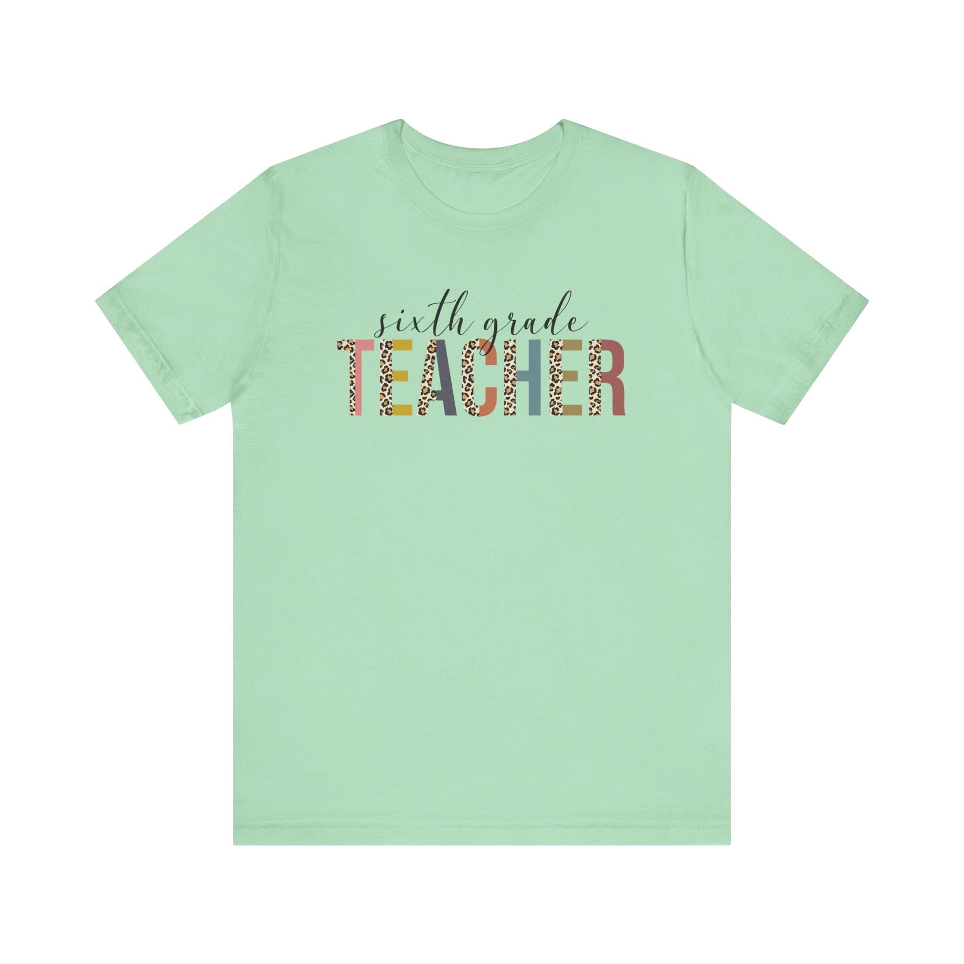 Cute Teacher TShirt Gift, Education Tee, Elementary School Teacher Appreciation, Funny Back To School Shirt, Teacher T-Shirt, Teacher Tee, T-Shirt Printify Mint XS 