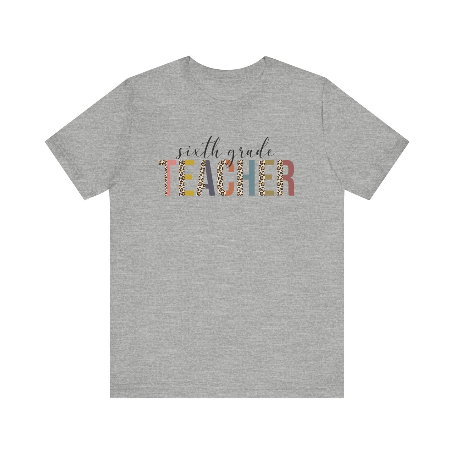 Cute Teacher TShirt Gift, Education Tee, Elementary School Teacher Appreciation, Funny Back To School Shirt, Teacher T-Shirt, Teacher Tee, T-Shirt Printify Athletic Heather XS 