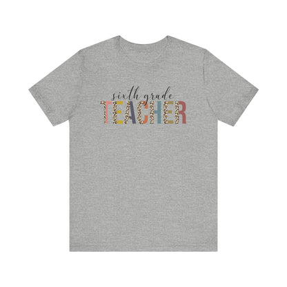 Cute Teacher TShirt Gift, Education Tee, Elementary School Teacher Appreciation, Funny Back To School Shirt, Teacher T-Shirt, Teacher Tee, T-Shirt Printify Athletic Heather XS 