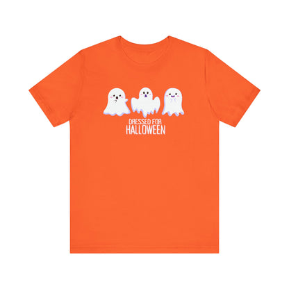 Halloween Cute Ghosts TShirt, Spooky Season Tee, Trick or Treating Shirt, Halloween Party T-Shirt, Funny Ghost Graphic T Shirt T-Shirt Printify Orange XS 