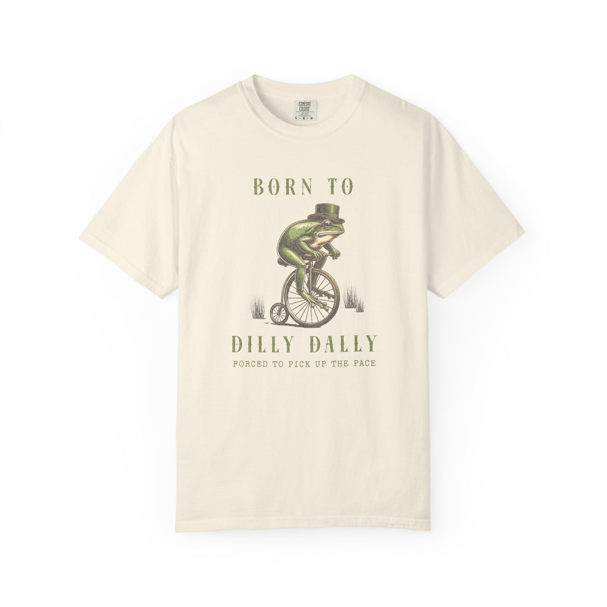Dilly Dally Frog T-Shirt Retro Froggy Meme Shirt Vintage Frog And Toad Aesthetic Frog Lover Gift For Her Vibes Birthday Viral Trendy Shirt T-Shirt Printify Ivory S