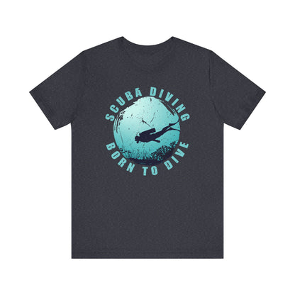 Scuba Diving Gift, Scuba Diving Shirt, Scuba Diver Gift, Diver TShirt, Gifts For Scuba Divers, Ocean Scuba Diving Shirt, Ocean Life Gear T-Shirt Printify Heather Navy XS 