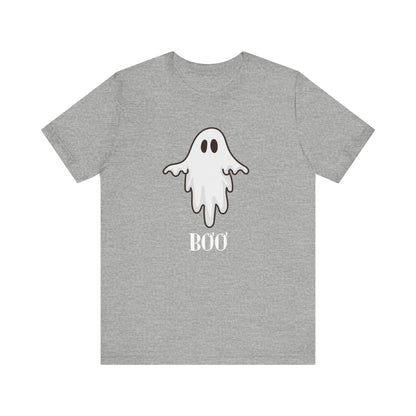 Halloween Ghost  TShirt,  Cute Ghost Shirt, Spooky Season Tee, Halloween Party T-Shirt, Autumn Style T Shirt, Trick or Treating Style, T-Shirt Printify Athletic Heather XS 