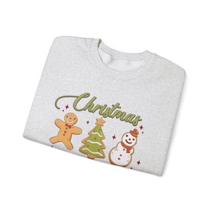 Christmas Baking Crew Sweatshirt, Christmas Baking Team Matching Sweater, Christmas Baking Women's Christmas Shirts, Christmas Cookie Crew Sweatshirt Printify   