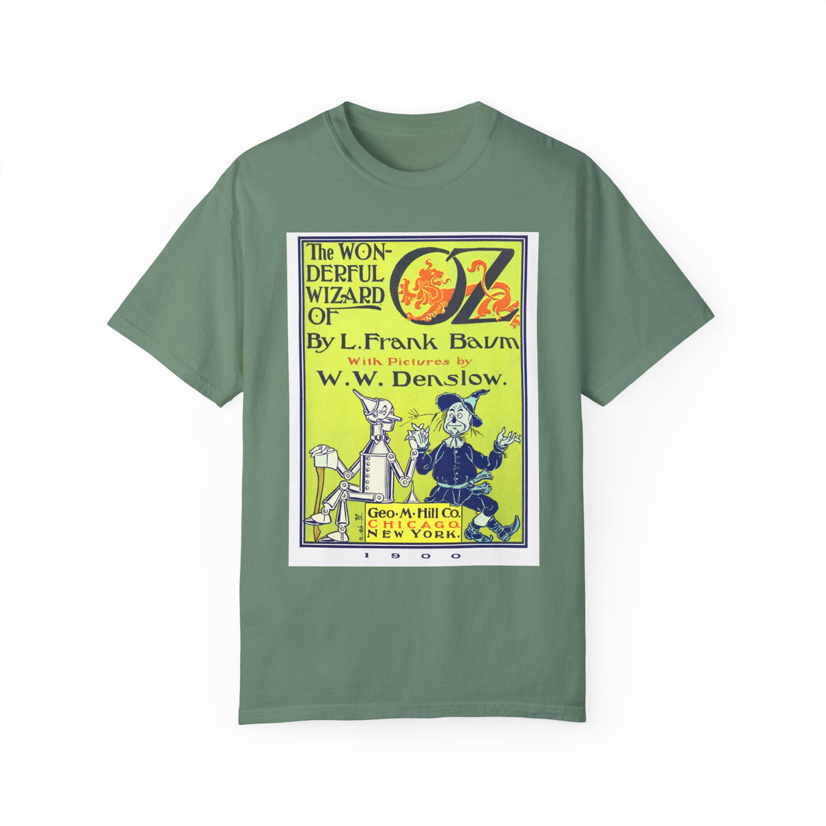 Wizard of Oz T-Shirt Wonderful Wizard of Oz Gift Book Lover Gift Literary Gift Bookish Gift Classic Book Nerd Tee Movie Theme Merch T-Shirt Printify Light Green S