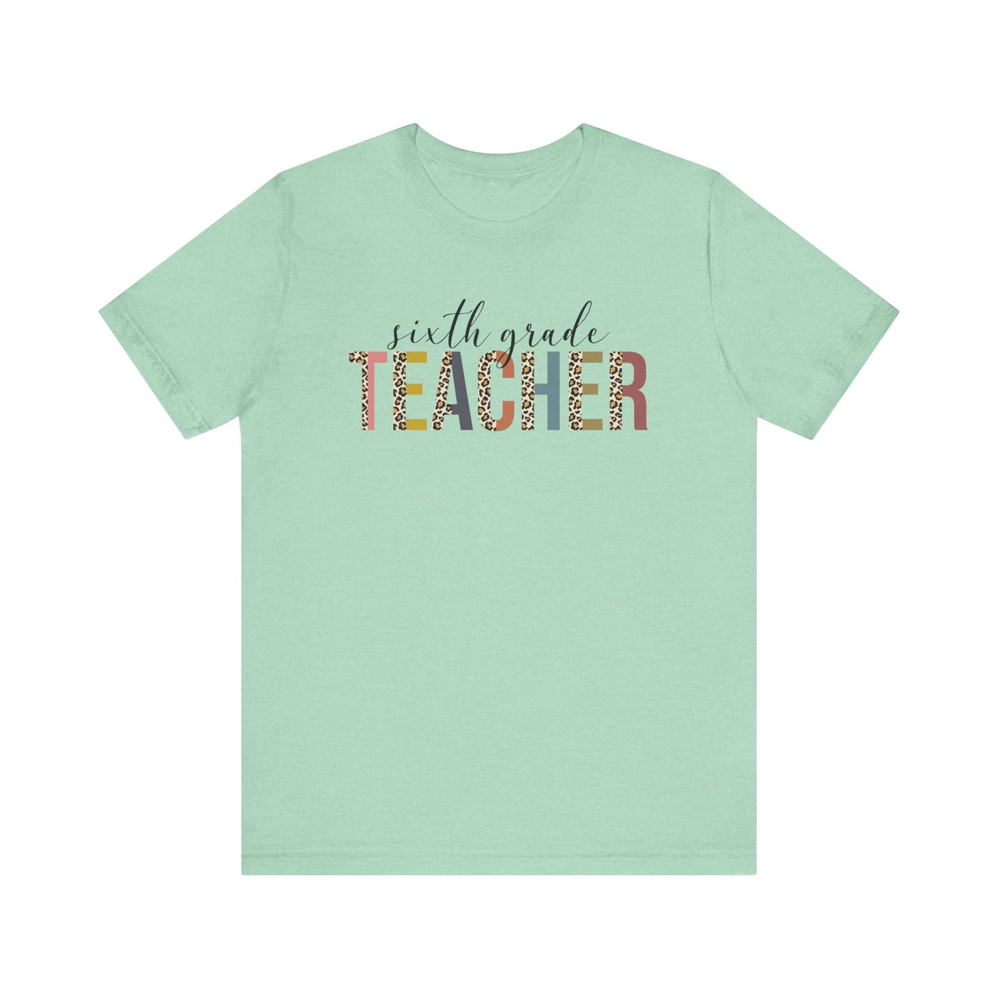 Cute Teacher TShirt Gift, Education Tee, Elementary School Teacher Appreciation, Funny Back To School Shirt, Teacher T-Shirt, Teacher Tee, T-Shirt Printify Heather Mint XS 