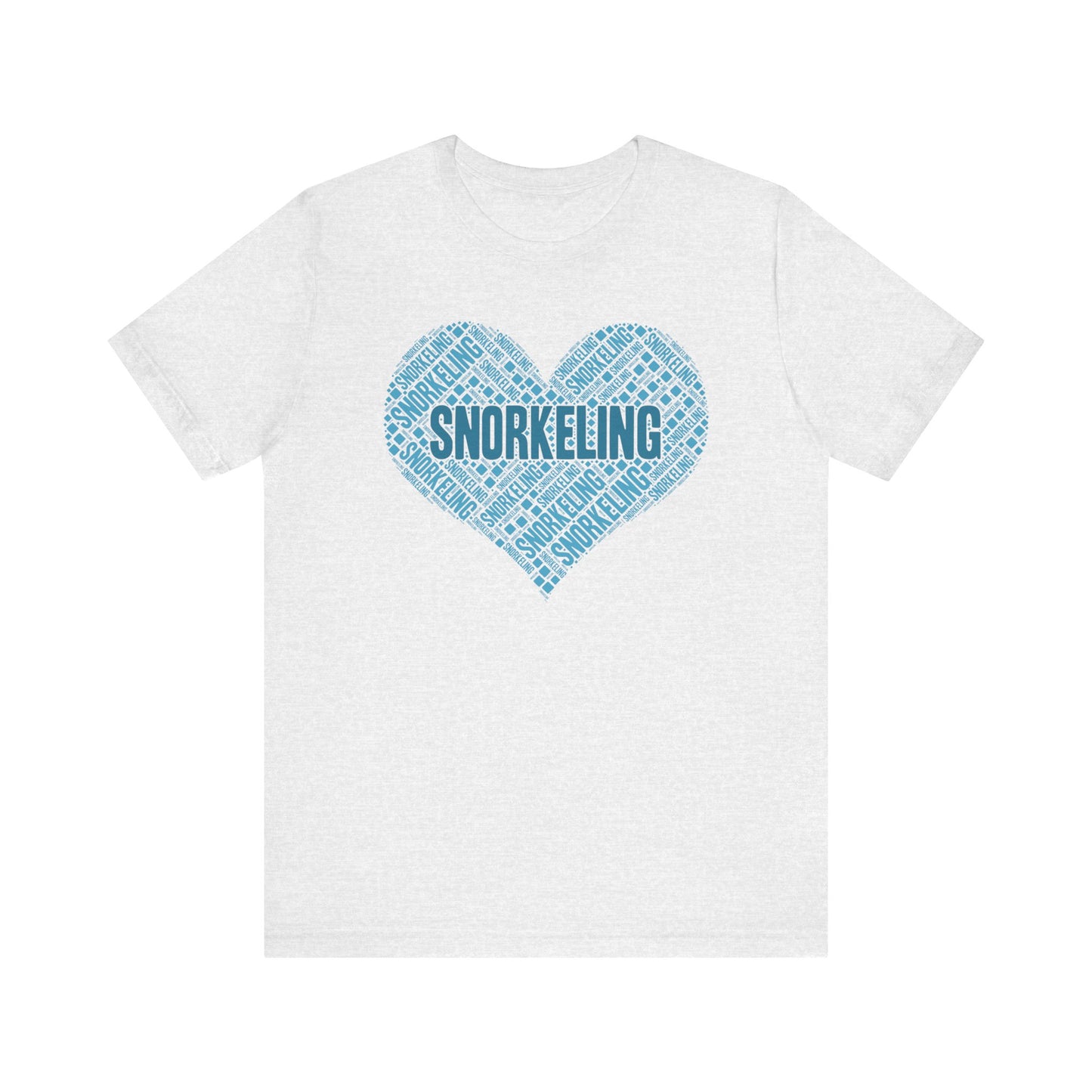 Snorkeling Shirt, Ocean Lover Gift, Snorkeler Gift, Beach Vacation T-shirt, Scuba Diving Gift, Diver Gift Cute Snorkeling Tshirt, Ocean Gear T-Shirt Printify Ash XS 