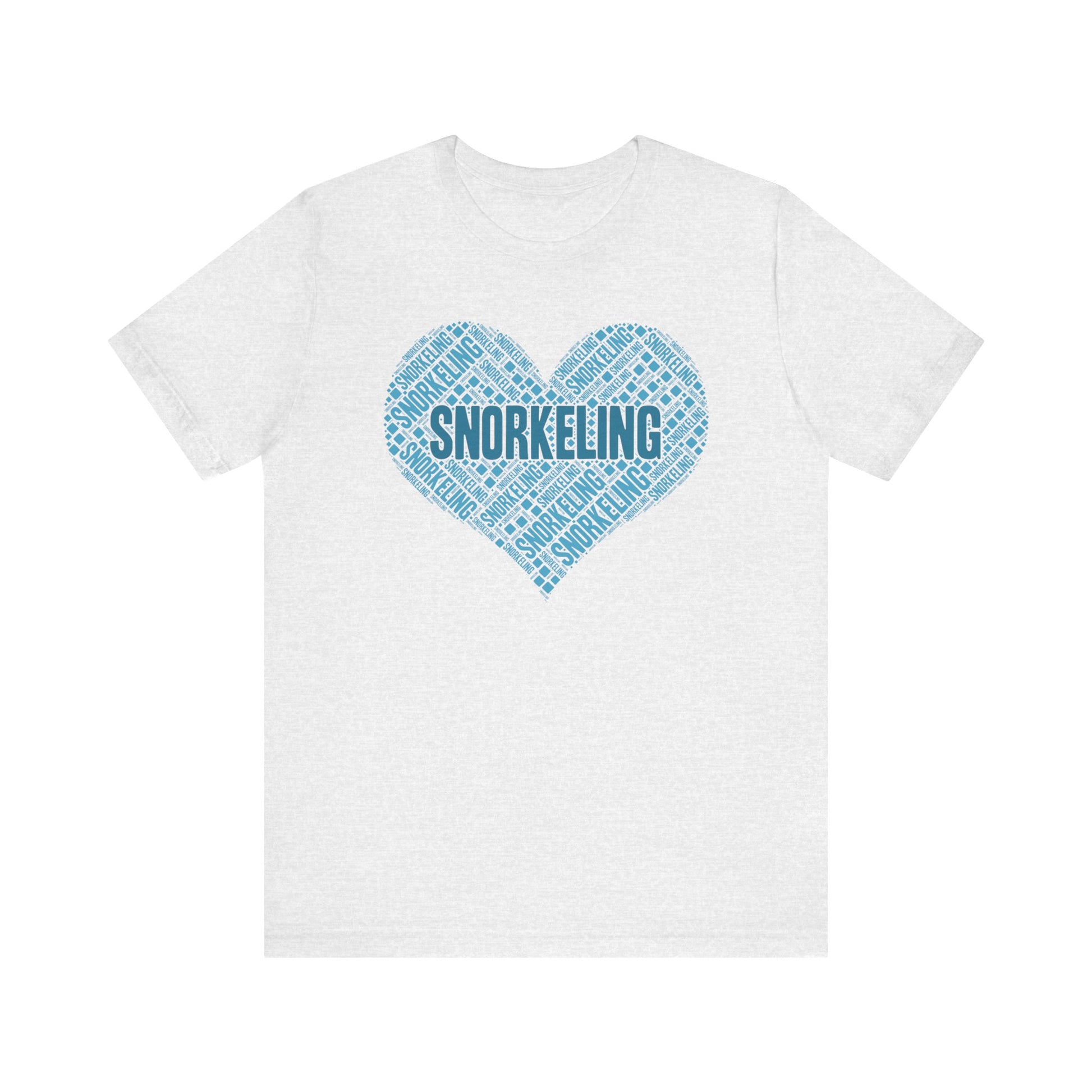 Snorkeling Shirt, Ocean Lover Gift, Snorkeler Gift, Beach Vacation T-shirt, Scuba Diving Gift, Diver Gift Cute Snorkeling Tshirt, Ocean Gear T-Shirt Printify Ash XS 