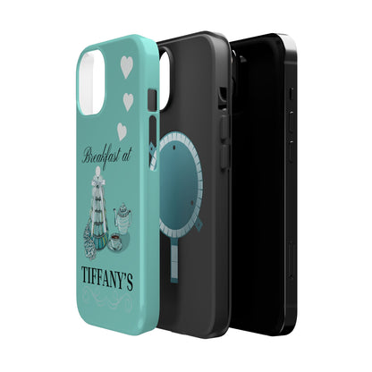 Breakfast at Tiffany's MagSafe Phone Case For Iphone Breakfast at Tiffanys Tough Phone Case Gift for Mom Audrey Hepburn Glamour I phone Case Phone Case Printify   