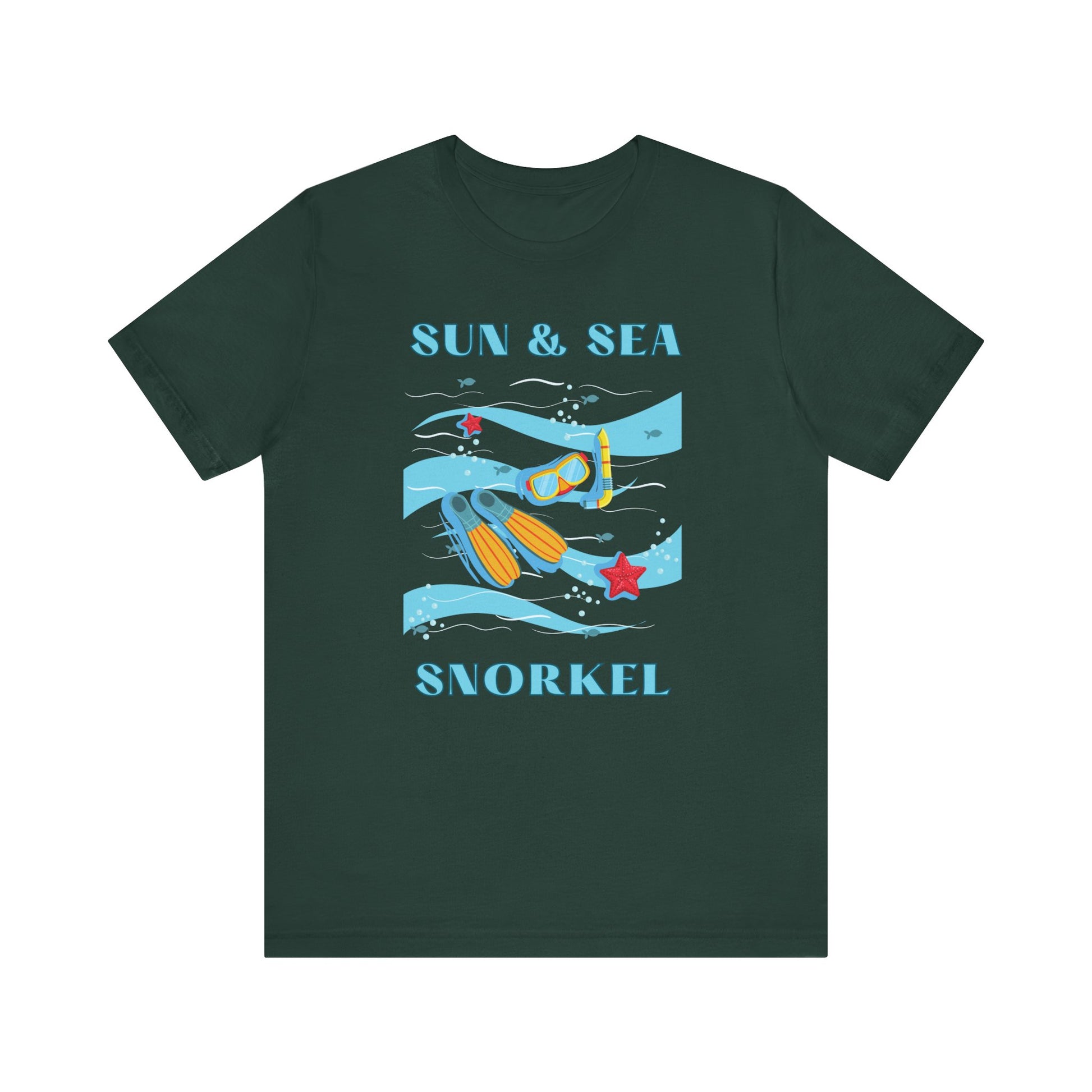 Snorkeling, Snorkel Shirt, Ocean Lover Gift, Snorkeler Gift, Beach Vacation T-shirt, Scuba Diving Gift, Scuba Diver Gift,  Funny Snorkel Tee T-Shirt Printify Forest XS 