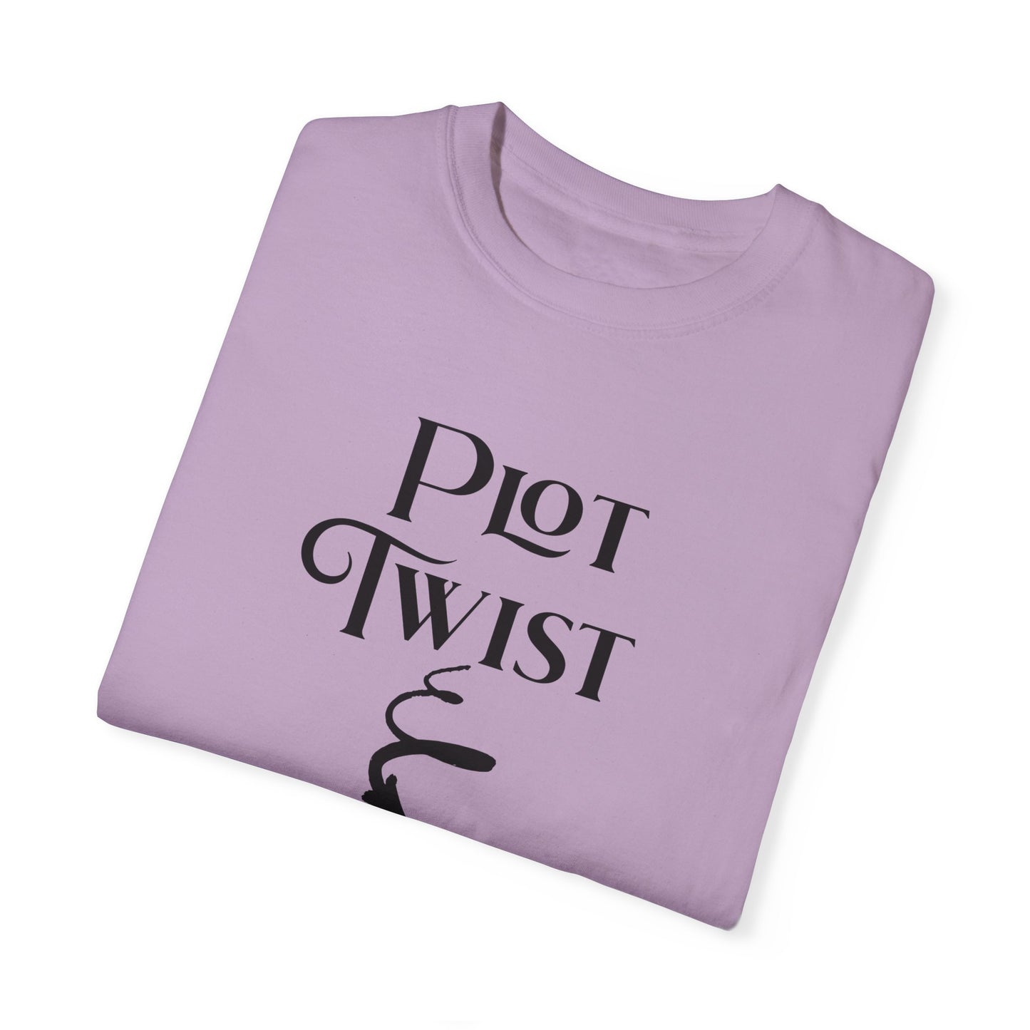 Plot Twist T-Shirt Author Shirt Pregnancy Announcement For Expecting Blog Writers Journalists Gift For Her Baby Shower Gift Baby Reveal T-Shirt Printify   