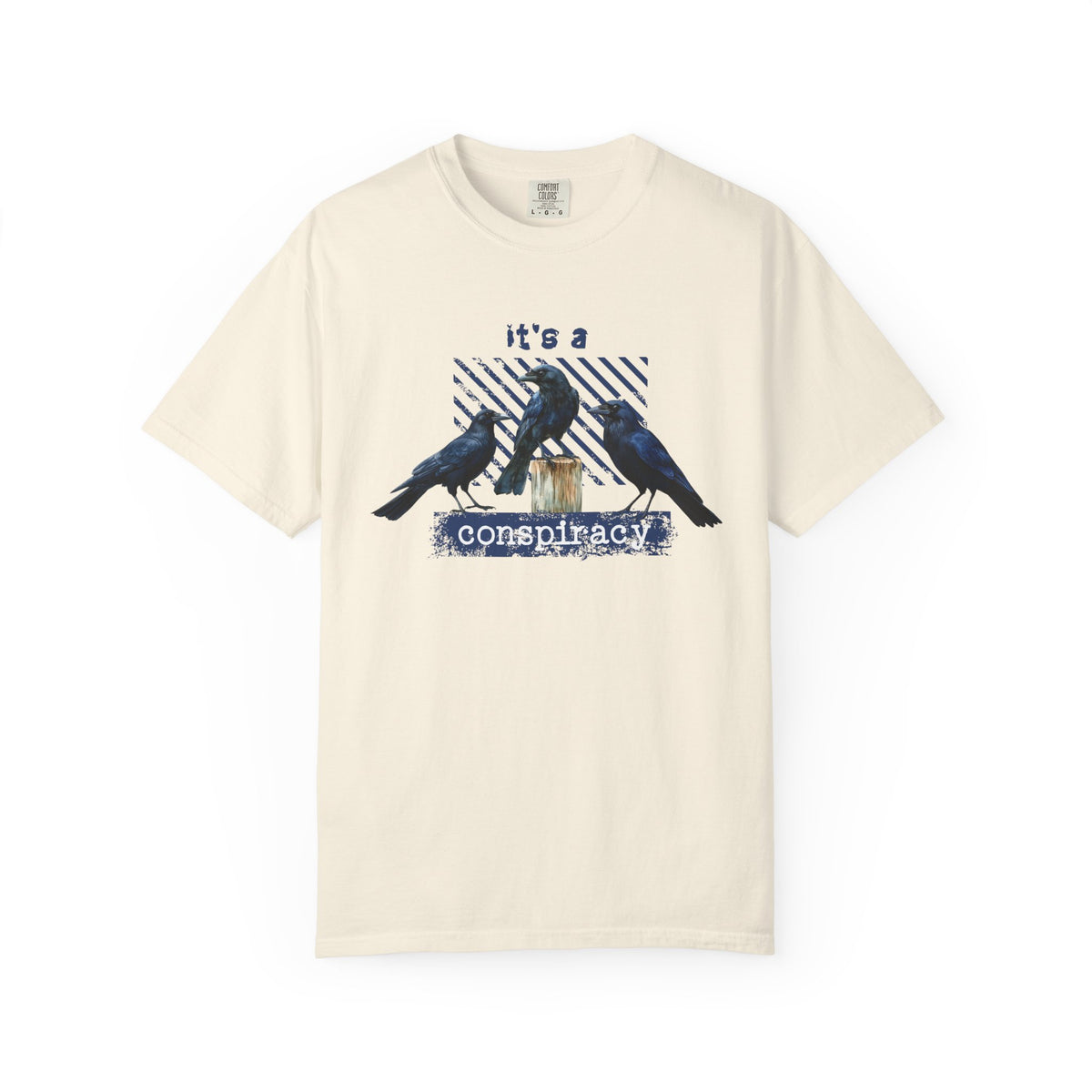 It's a Conspiracy Raven Trio T-Shirt | Crow Graphic Tee