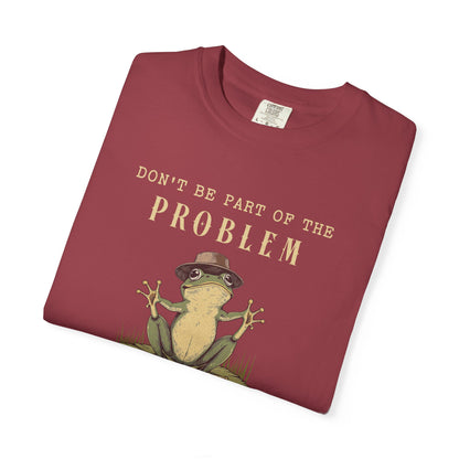 Funny Frog T-Shirt Retro Self Care Froggy Meme Shirt Vintage Frog And Toad Aesthetic Frog Lover Gift For Her Birthday Viral Trendy Shirt